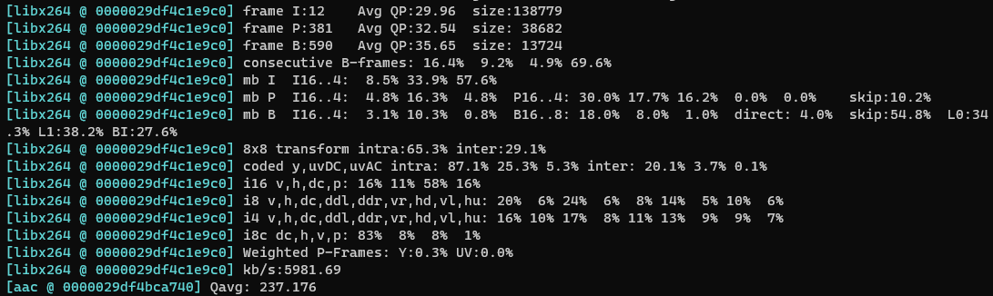 Streaming with FFMPEG